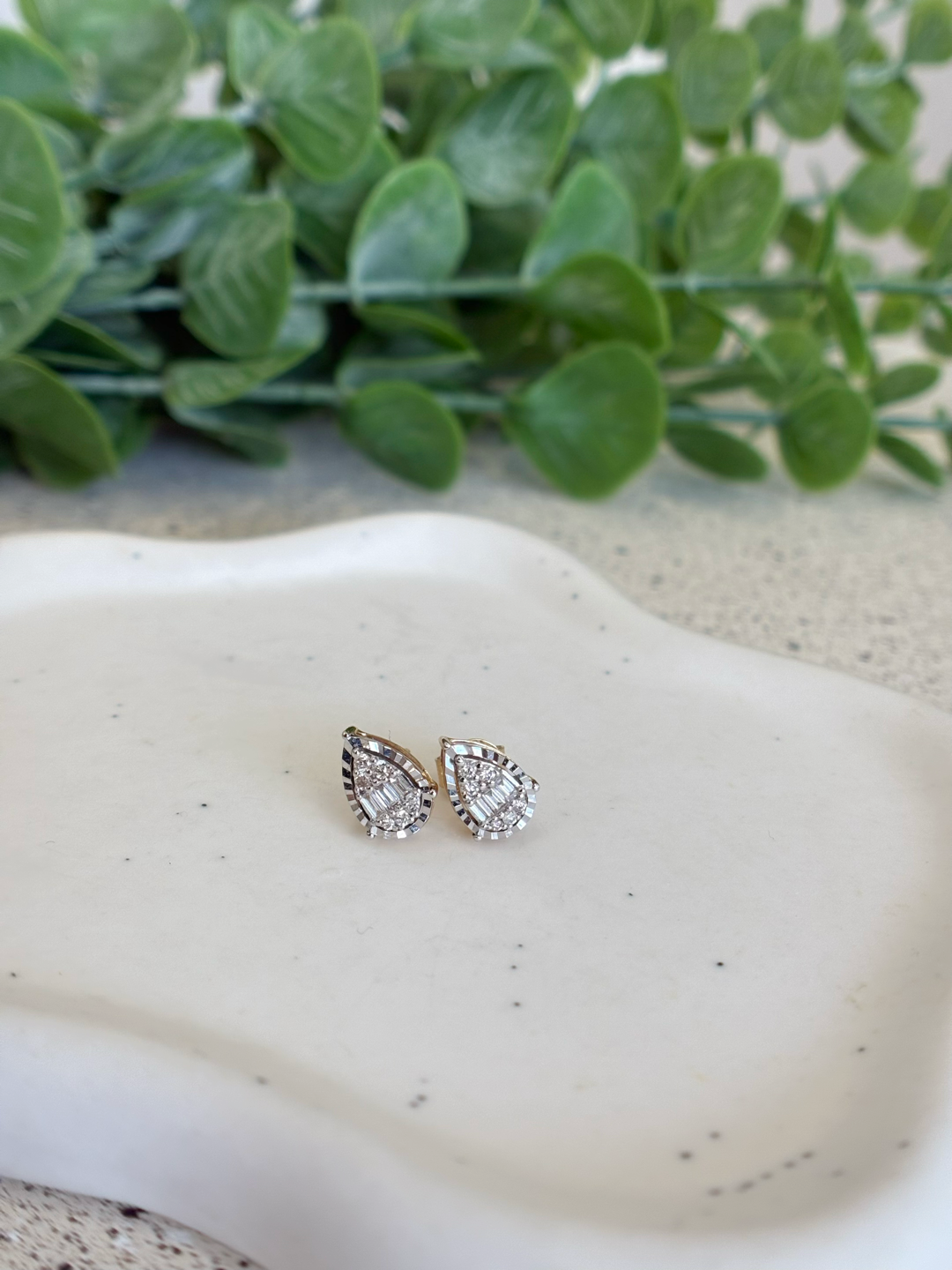 Diamond earrings