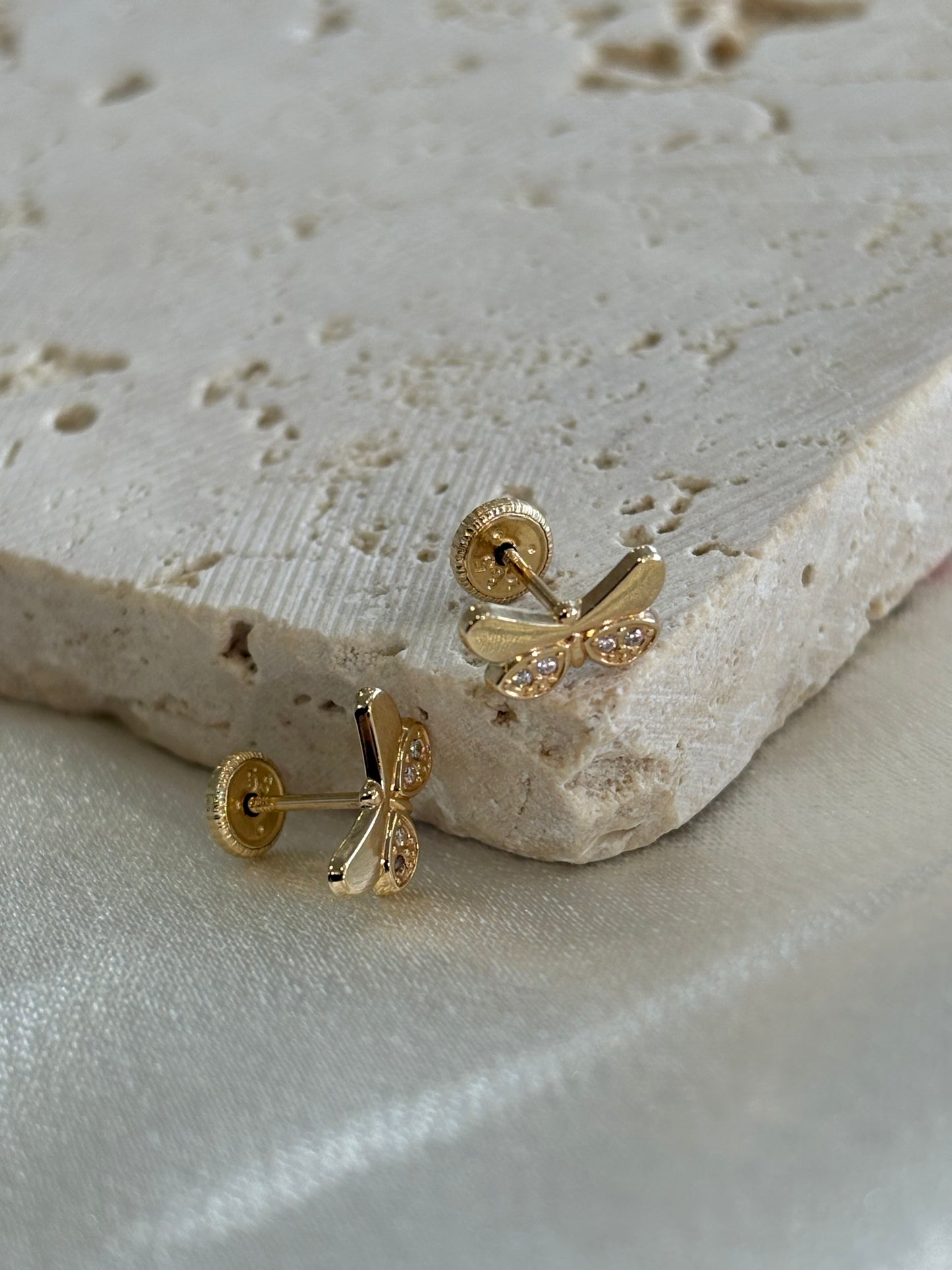 Butterfly baby earrings